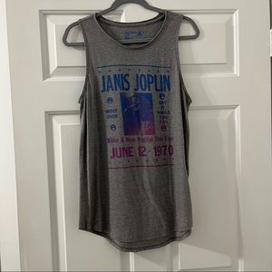 Lucky Brand Janis Joplin Graphic Tank Size L